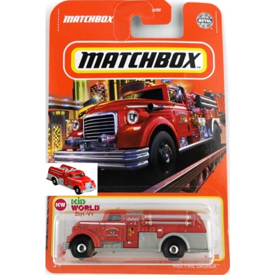 Xe mô hình Matchbox Cứu hoả MBX Fire Dasher GVX23.