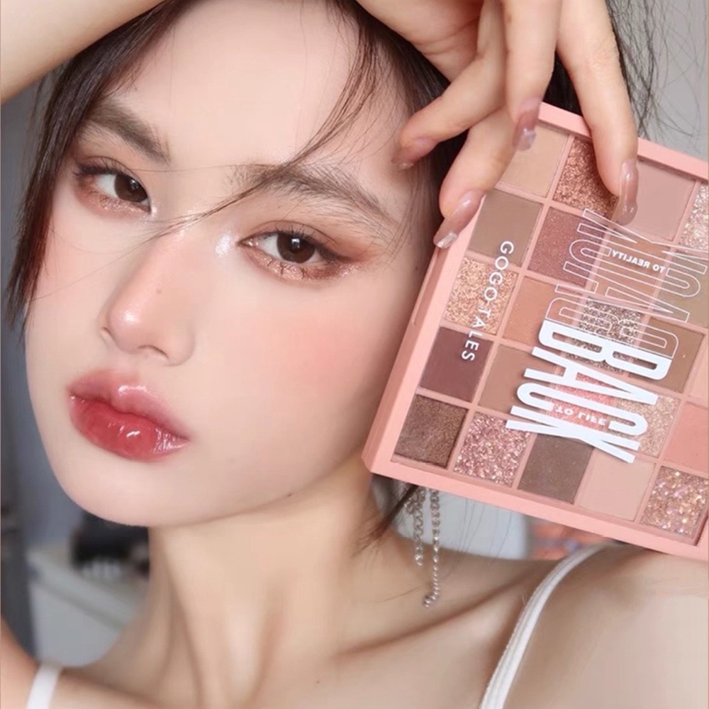Bảng phấn mắt trang điểm Gogo Tales 25 ô chống thấm nước lâu trôi 29.5 g NPP Shoptido