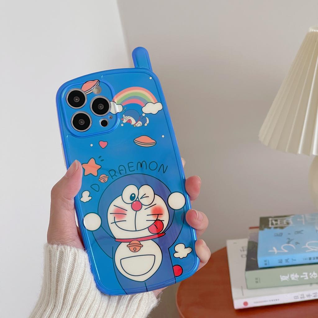 NOKIA Ốp Điện Thoại Hình Doraemon Cầu Vồng 3D Cho IPhone 13Promax 13 12promax 12 11