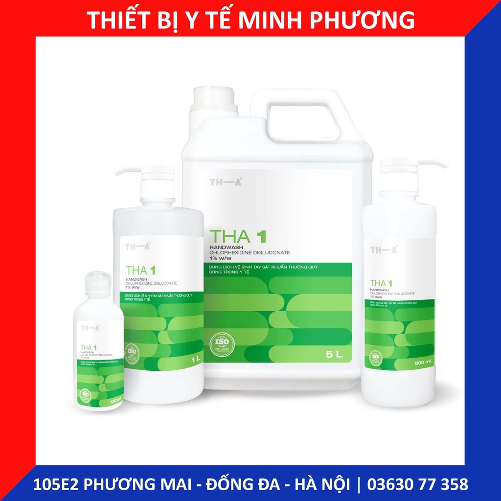 [CHÍNH HÃNG] Dung dịch rửa tay THA thường quy nhanh chai 500ML