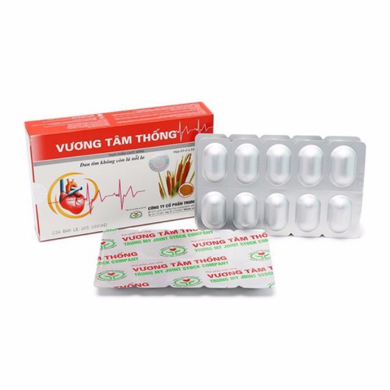 [Tích điểm] Vương Tâm Thống - Hộp 30 viên tăng cường sức khoẻ tim mạch