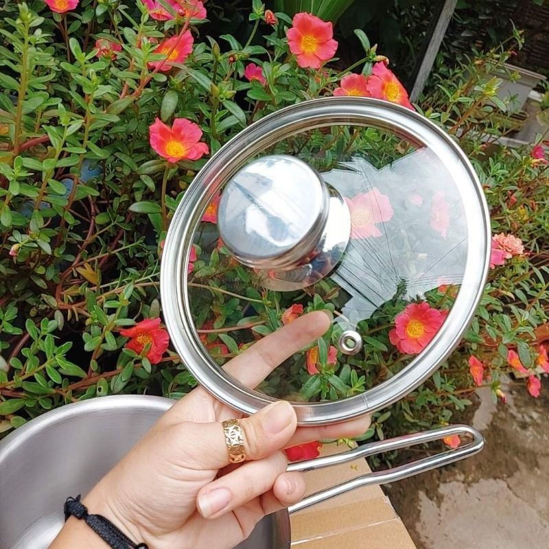 QUÁNH (NỒI) INOX ĐÔNG NAM CAO CẤP 3 ĐÁY 16CM