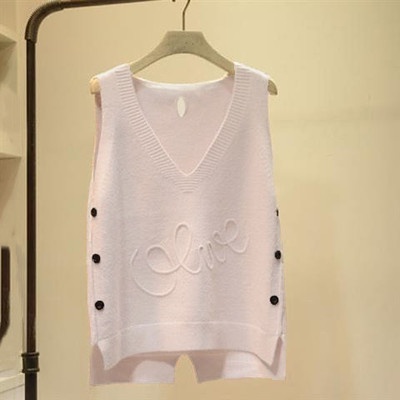 Áo Len Nữ Không Tay Cổ Chữ V Thời Trang Hàn Quốc Mới | BigBuy360 - bigbuy360.vn