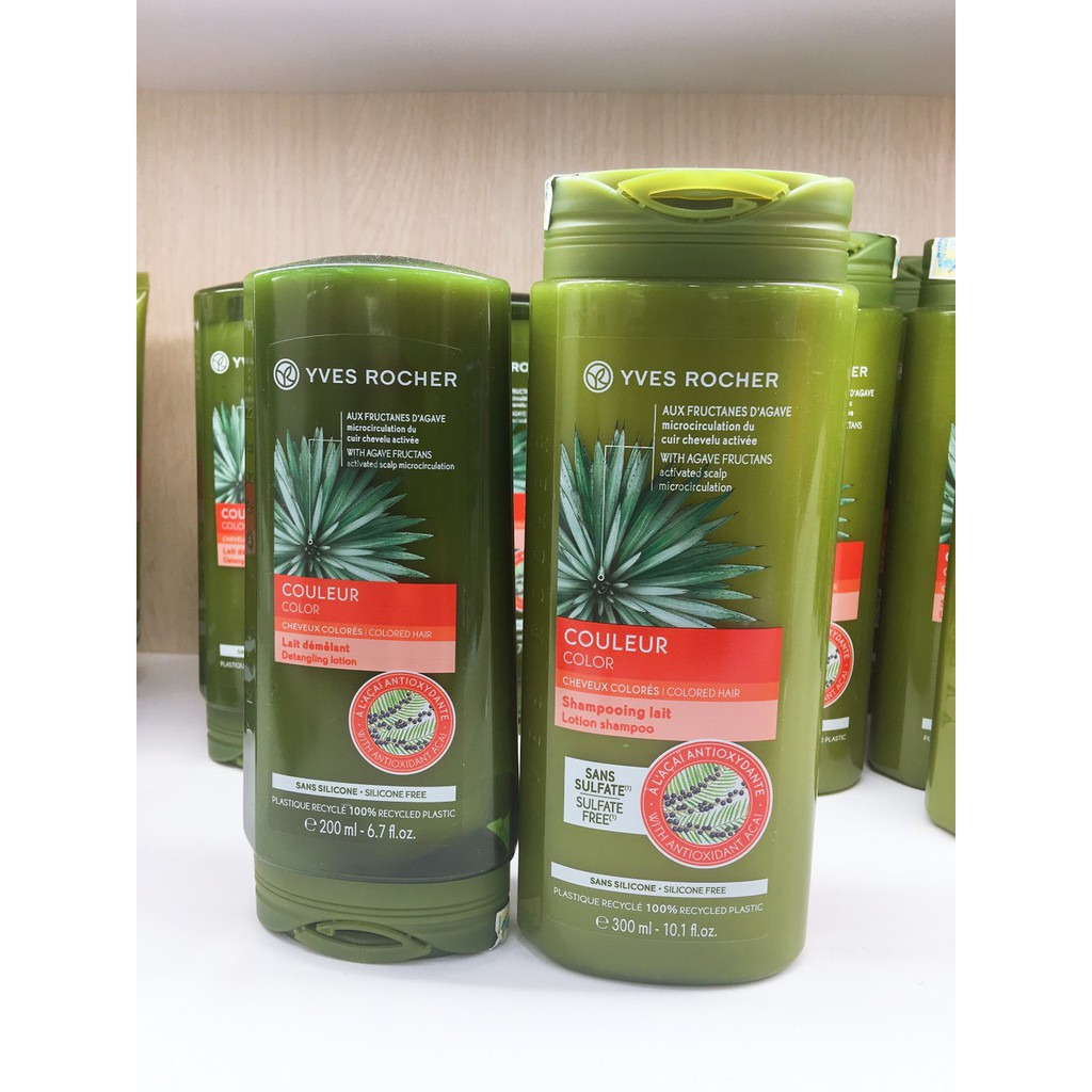 Cặp dầu gội xả cho tóc nhuộm yves rocher