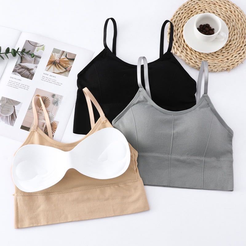 Bra có đệm mút nâng ngực nhiều màu freesize