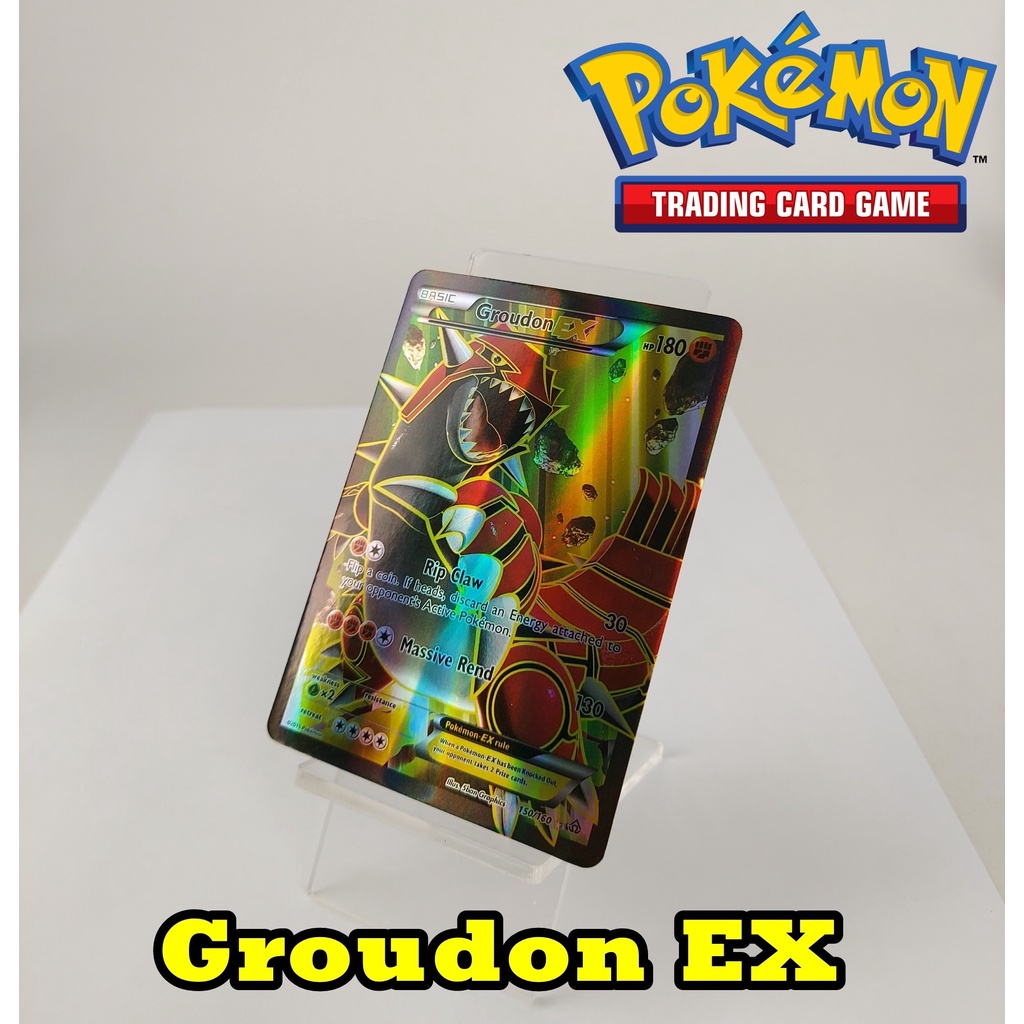 Thẻ bài Pokemon Groudon EX