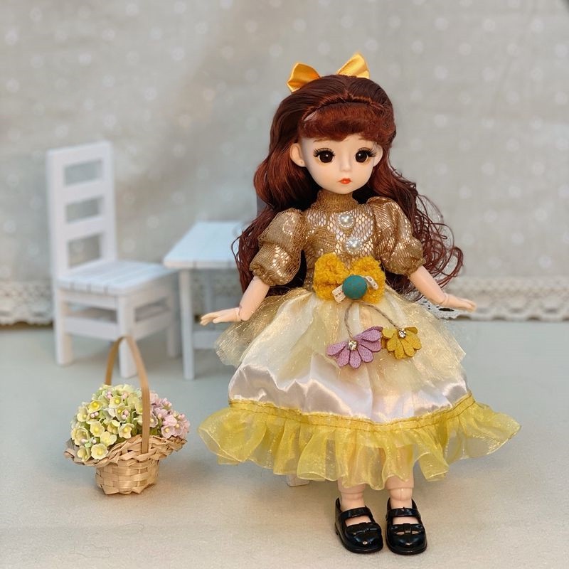 Búp Bê Công Chúa Barbie Đồ Chơi Với Đôi Mắt 3d 30cm