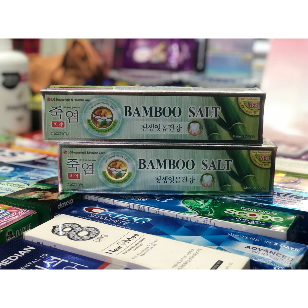 Kem đánh răng muối tre Bamboo Salt 140g