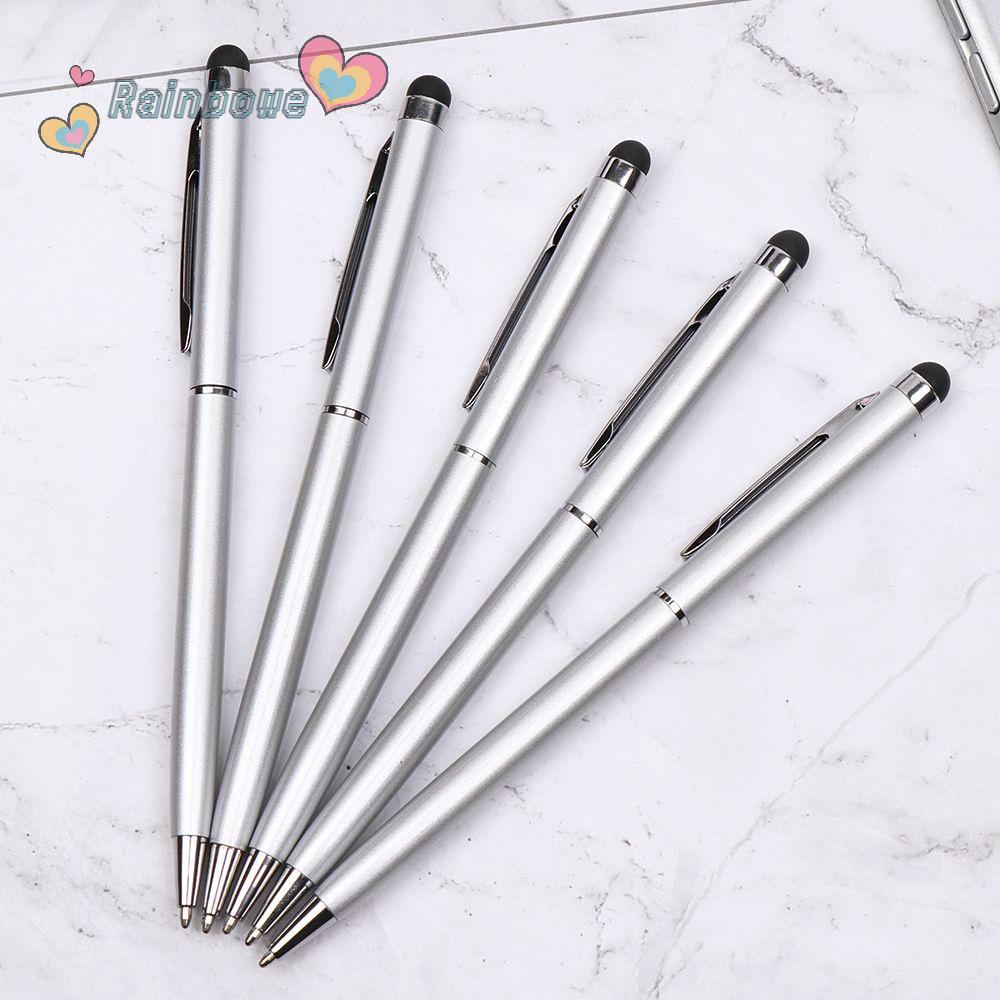 RAINBOW 1PC School Touchscreen pen Gift Writing Supplies Ballpoint Office Mini Mobile Phone Universal Tool Waterborne Pen