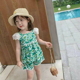SÉT BỘ THUN HOA CÚC BÉ GÁI