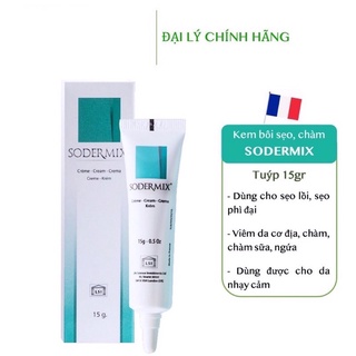 Kem bôi sodermix dùng cho viêm da cơ địa và sẹo tuýp 15g