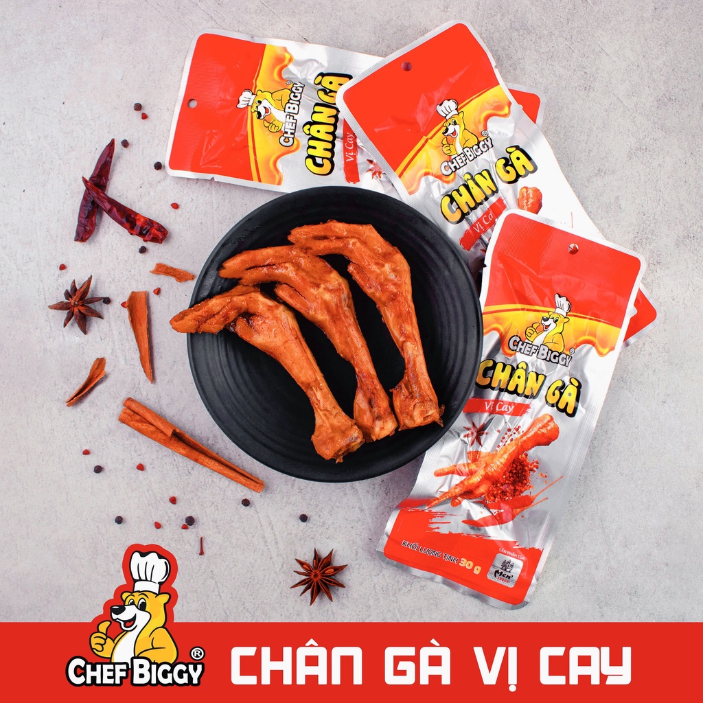 Chân Gà CHEF BIGGY vị cay | BigBuy360 - bigbuy360.vn