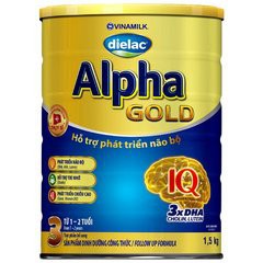 SỮA BỘT VINAMILK DIELAC ALPHA GOLD STEP 3 - 1,5KG(HỘP THIẾC)