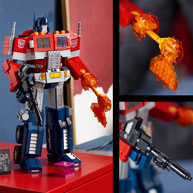 Đồ Chơi LEGO ADULTS Rô Bốt Biến Hình Optimus Prime 10302 (1508 chi tiết)