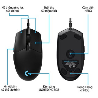 Chuột game Logitech G PRO Hero (Pro Gaming Mouse)