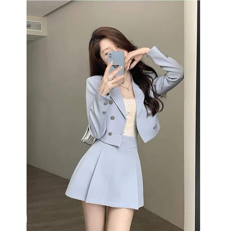 Set vets nữ bộ váy nữ hàng đẹp may kỹ chuẩn from