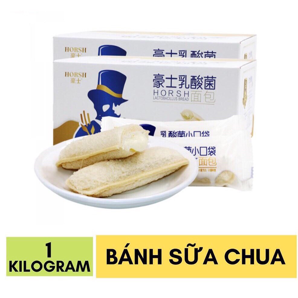 [Mã GROSALE2703 giảm 8% đơn 250K] BÁNH SỮA CHUA ÔNG GIÀ HORSH 1KG - ăn vặt