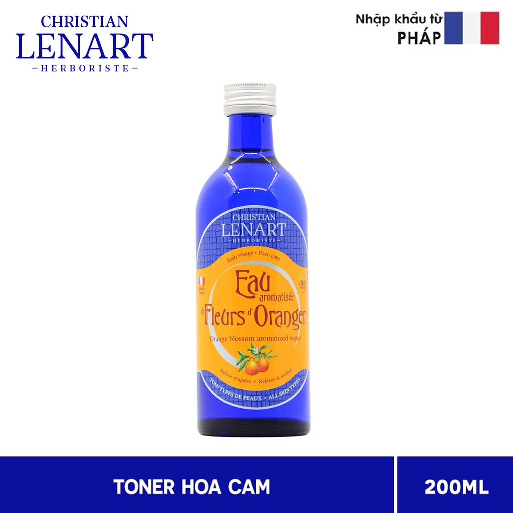 TONER HOA CAM ORANGER CHRISTIAN LENART 200ML