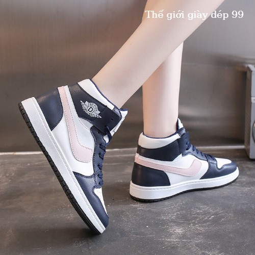 Giày nữ thể thao -  giày sneaker Jordan cao cổ có 3 màu xám, đen, hồng siêu xinh  mẫu hot trend mới nhất 2021 | BigBuy360 - bigbuy360.vn