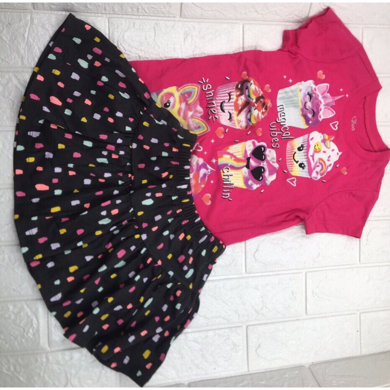 Set bộ áo thun + quần siêu xinh cho bé gái 14 - 45kg