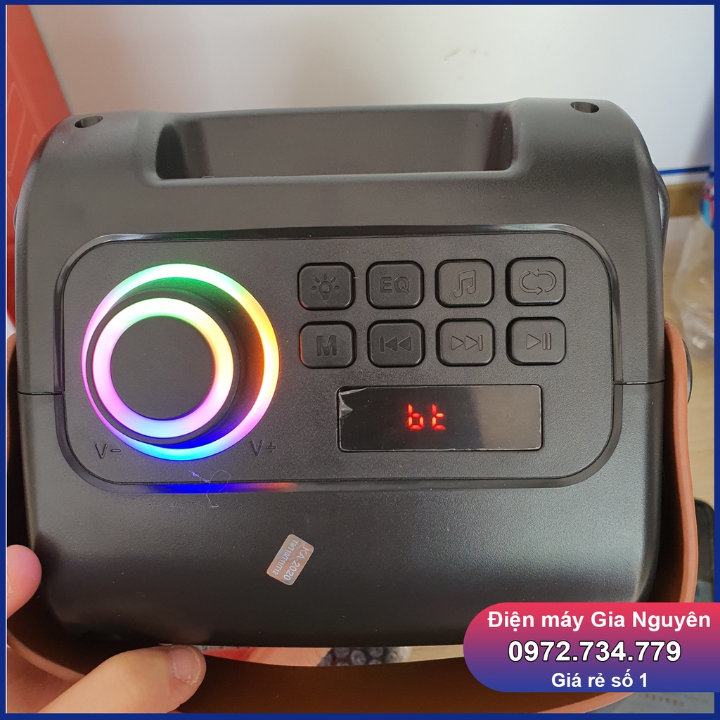 Loa bluetooth Karaoke BKK B87  tiếng Bass siêu trầm, âm thanh to chuẩn có đèn Led nhấp nháy