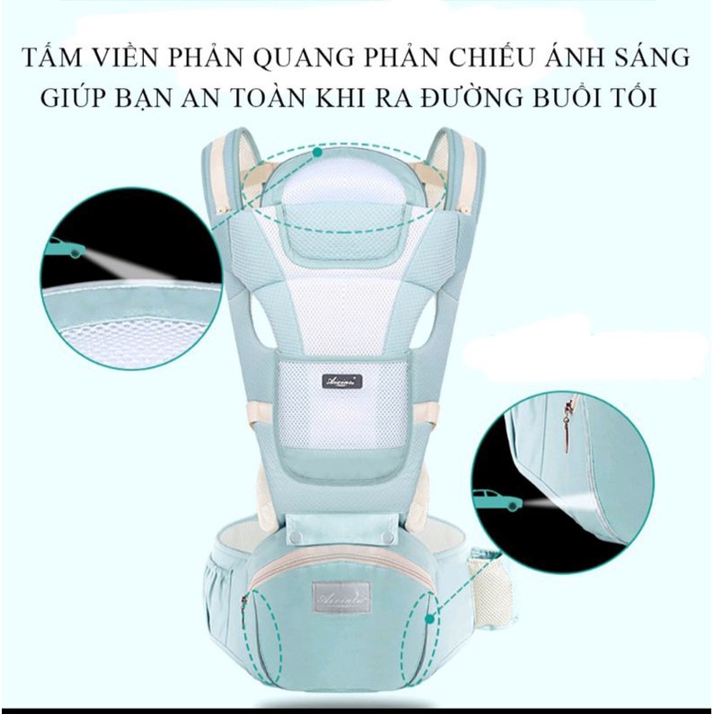 Địu em bé cao cấp, chính hãng trợ lực chống gù Aixintu Forbaby cho bé 0-3 tuổi Baby And Me