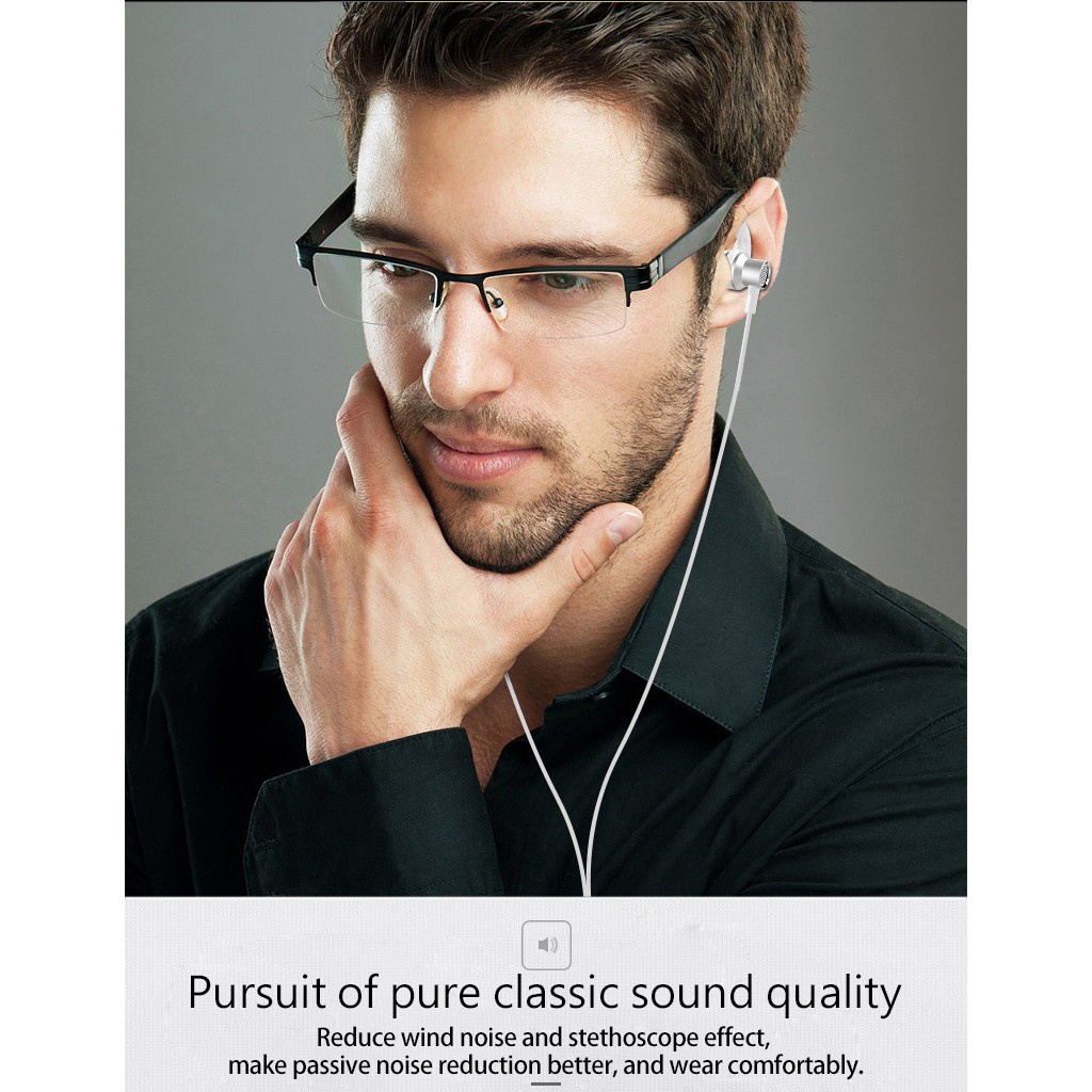 Tai Nghe Dạng Móc Vành Tai Giắc Cắm 3.5mm Âm Thanh Siêu Trầm HIFI HD