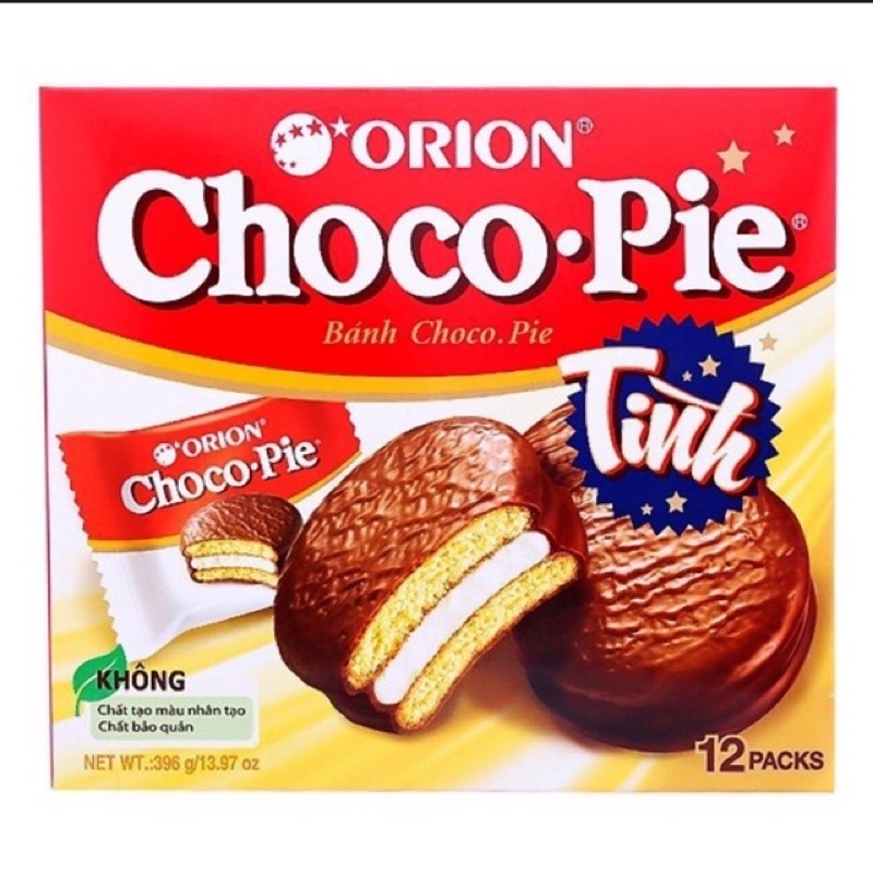 BÁNH CHOCOPIE DƯA HẤU, XOÀI, VIỆT QUẤT HỘP 12 GÓI 360G