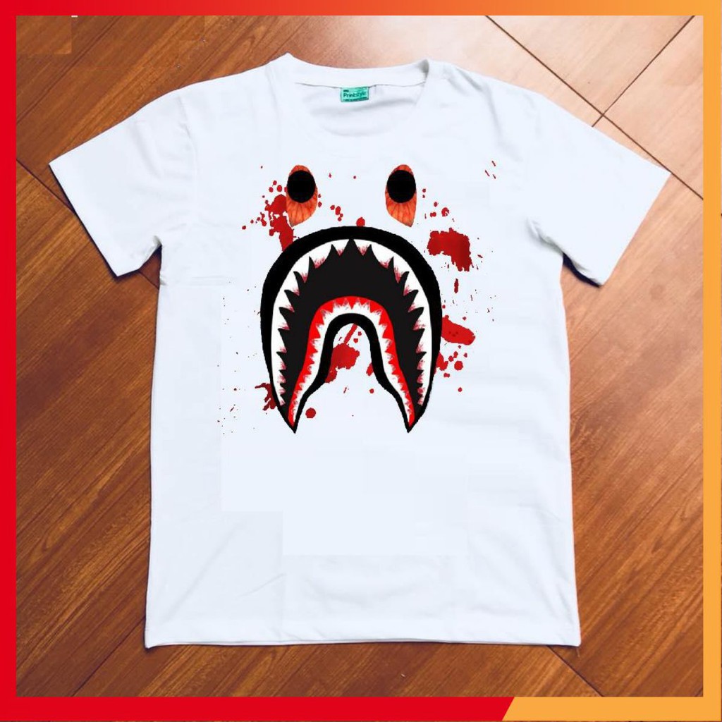 Áo Bape - Áo thun A Bathing Bape shark cá mập mtt251