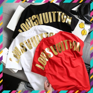 Áo thun unisex 💥hot trend💥 áo thun tay lỡ phản quang lvs. form rộng nam nữ đẹp 100% cotton