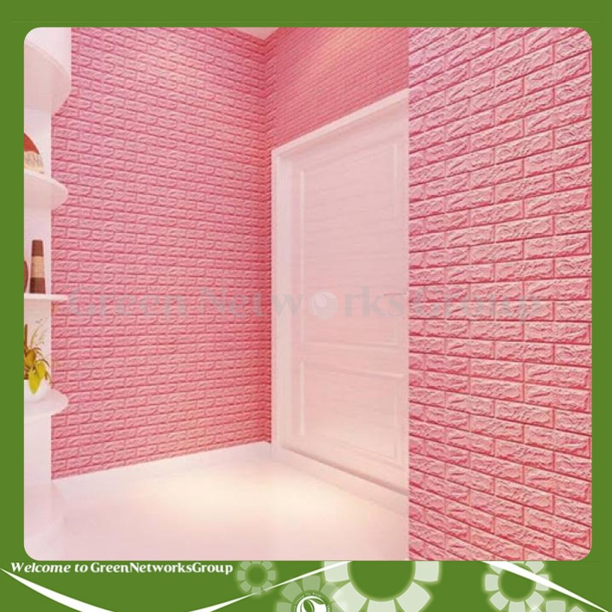 Xốp Dán Tường Giả Gạch 3D 70X77cm 3mm Greennetworks ( 1 Tấm )