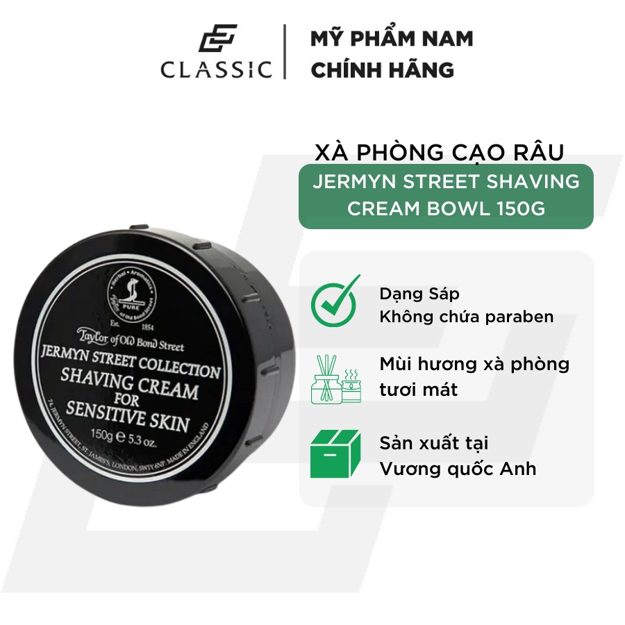Xà Phòng Cạo Râu Taylor of Old Bond Street Shaving Cream Bowl 150g