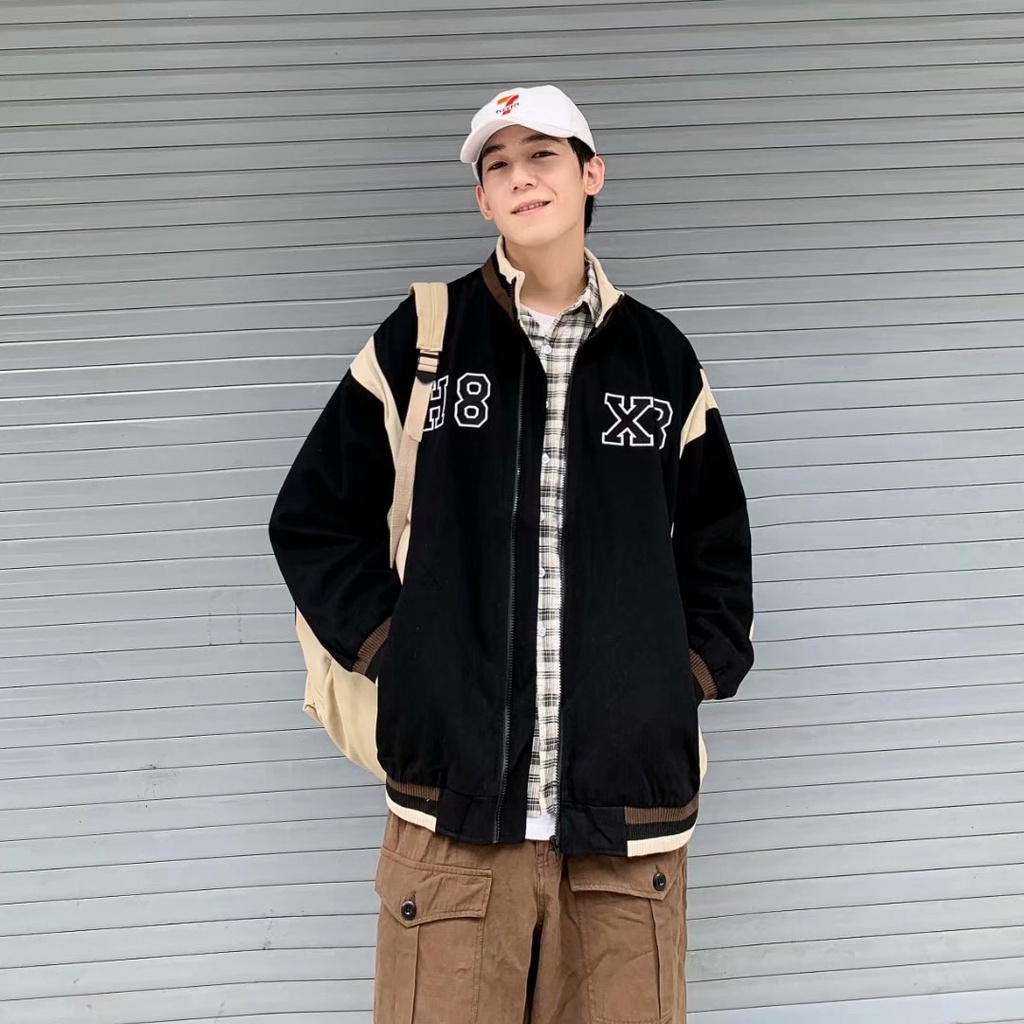 Fall/Winter 2020 Men's Standing Collar Baseball Jacket