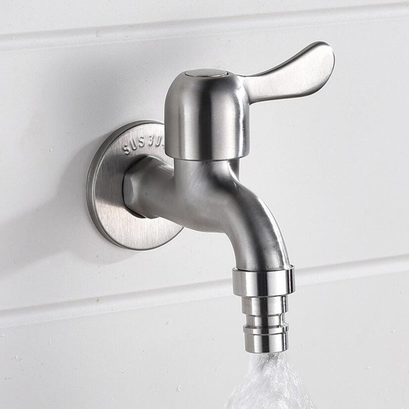Vòi Hồ,Vòi Nước Bằng Hợp Kim SUS 304 Cao Cấp tiện lợi bền đẹp, vòi hồ inox - QM.PK003