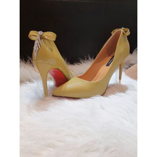 giầy cao gót 10p, chất da bóng (xả lẻ size 38)
