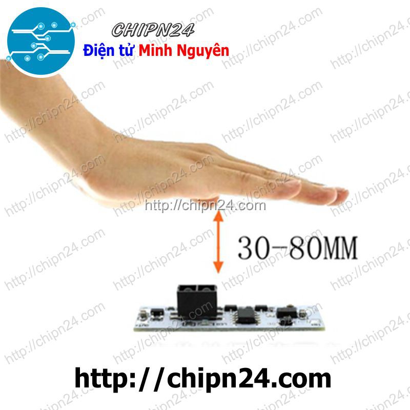 [1 pcs] Mạch cảm biến phản xạ hồng ngoại (chuyên dụng cho đèn tủ nội thất)