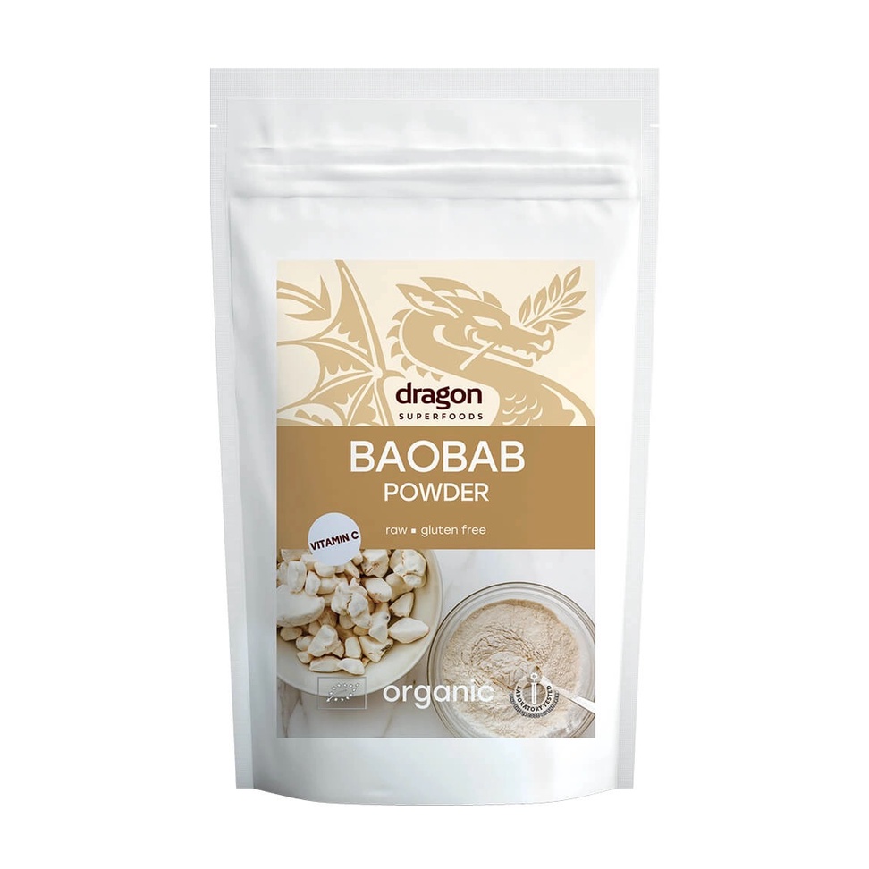 Bột Baobab hữu cơ Dragon superfoods 100g
