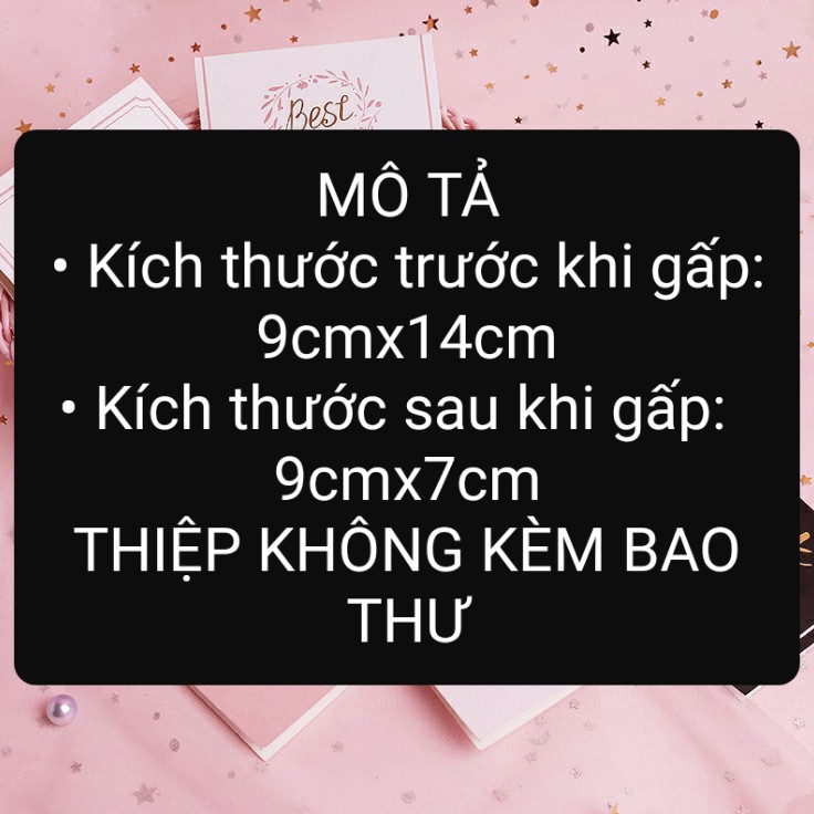 Thiệp đẹp chúc mừng, cảm ơn (loại dày và đẹp)