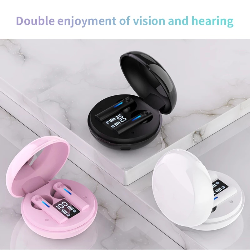 Tai Nghe Bluetooth T15 Chống Nước Có Gương Soi Chất Lượng Cao