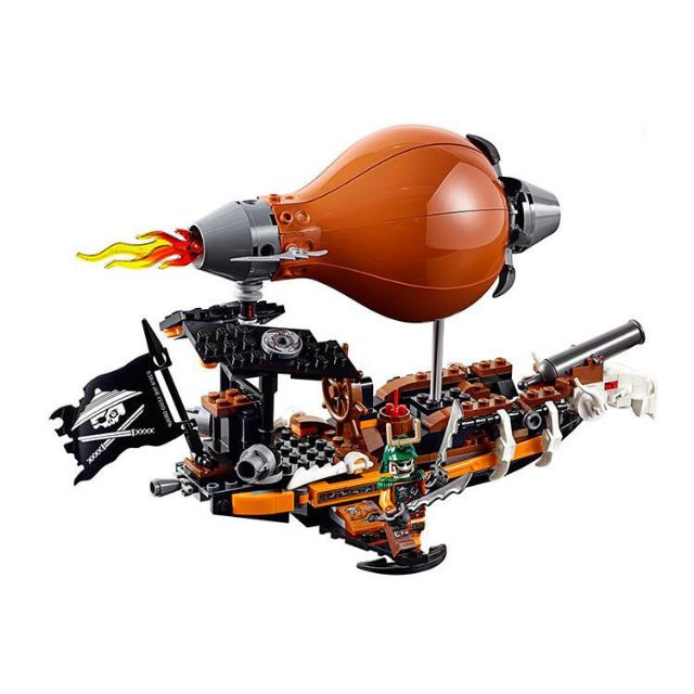 Lắp ráp xếp hình NOT Lego Ninjago 70603 , Bela 10448 : Tấn Công Khinh Khí Cầu Hải Tặc 294 mảnh