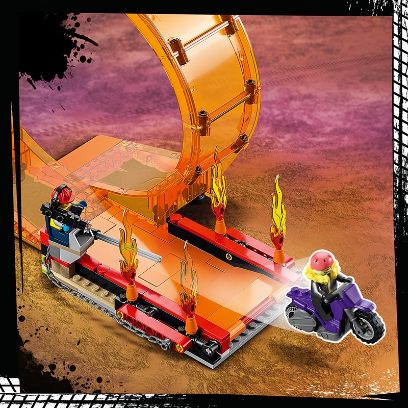 Đồ Chơi LEGO Vòng Đua Kép Mạo Hiểm 60339 (226 chi tiết)