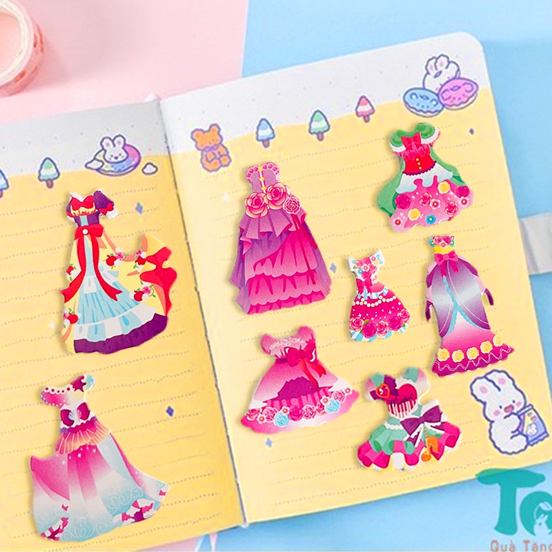 Set sticker công chúa cao cấp Baby-S, Hình dán sticker phối đồ cùng các phụ kiện đáng yêu – SST004
