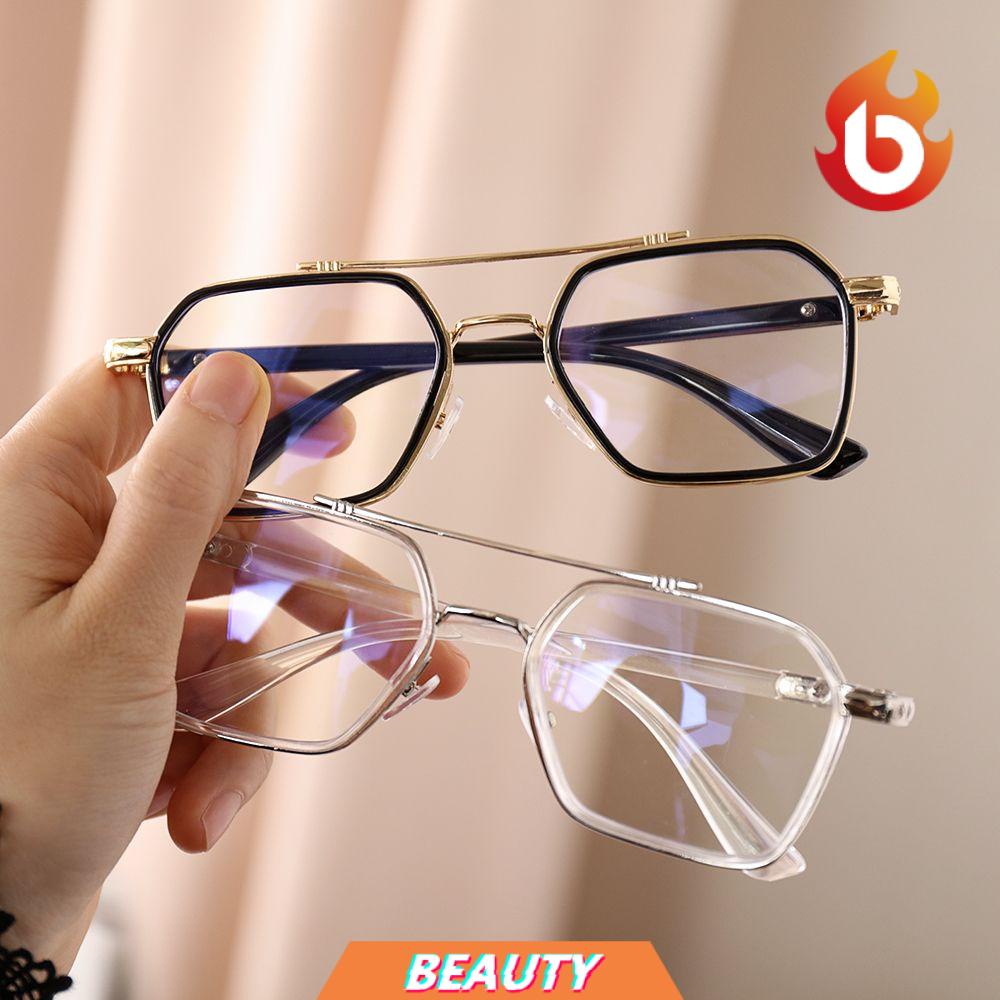 Kính Đọc Sách Chống Tia UV Gọng Phẳng Phong Cách Cổ Điển Thời Trang Unisex