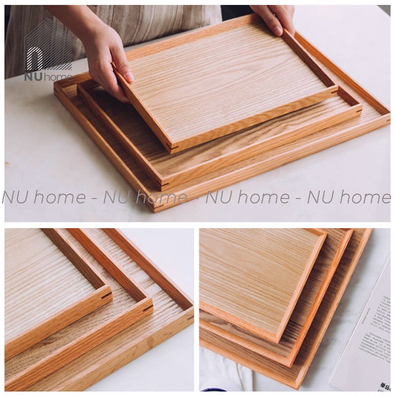 nuhome.vn | Khay gỗ chữ nhật - Torin, được thiết kế đơn giản bằng chất liệu gỗ tự nhiên cao cấp