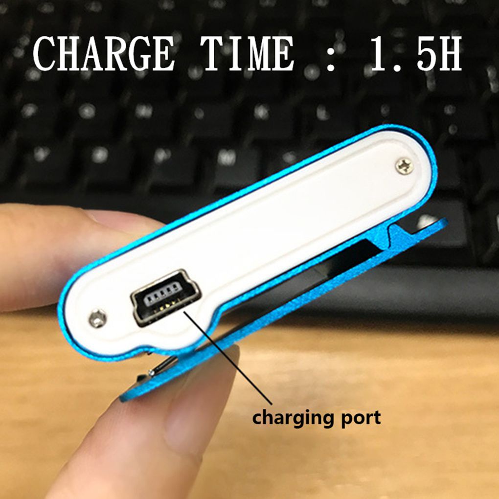 Máy Nghe Nhạc MP3 Mini Dạng Kẹp Hỗ Trợ Thẻ Nhớ Micro SD TF Có Màn Hình LCD Phong Cách Thể Thao