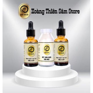 Combo giá sỉ 2 tinh chất tái tạo siêu cấp và 1 bột hoàng thiên sâm
