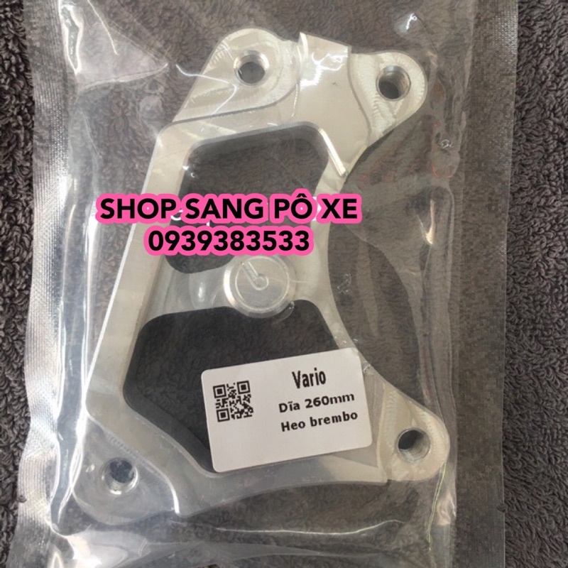Pát dĩa 260mm vario click gắn heo dầu brembo