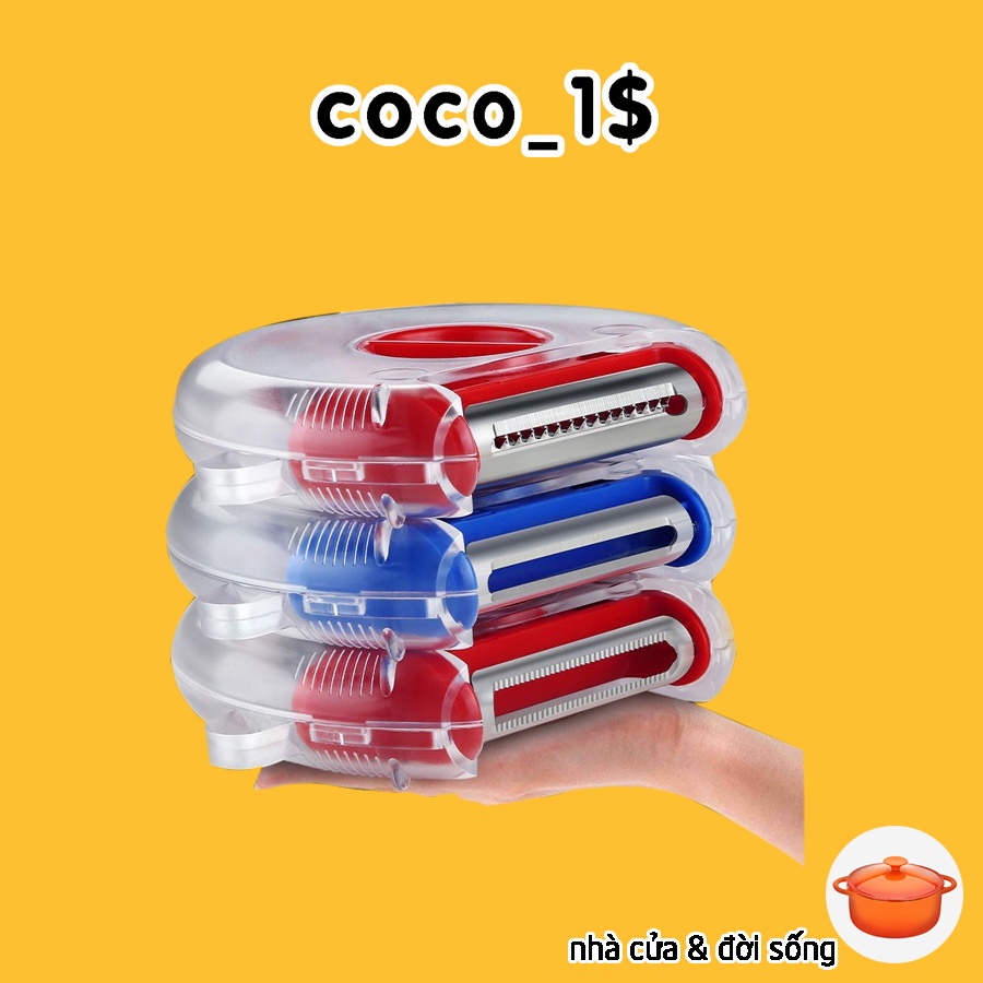 [COCO1$] Nạo rau củ quả đa năng có 3 chức năng nhỏ gọn tiện dụng CC09SP071