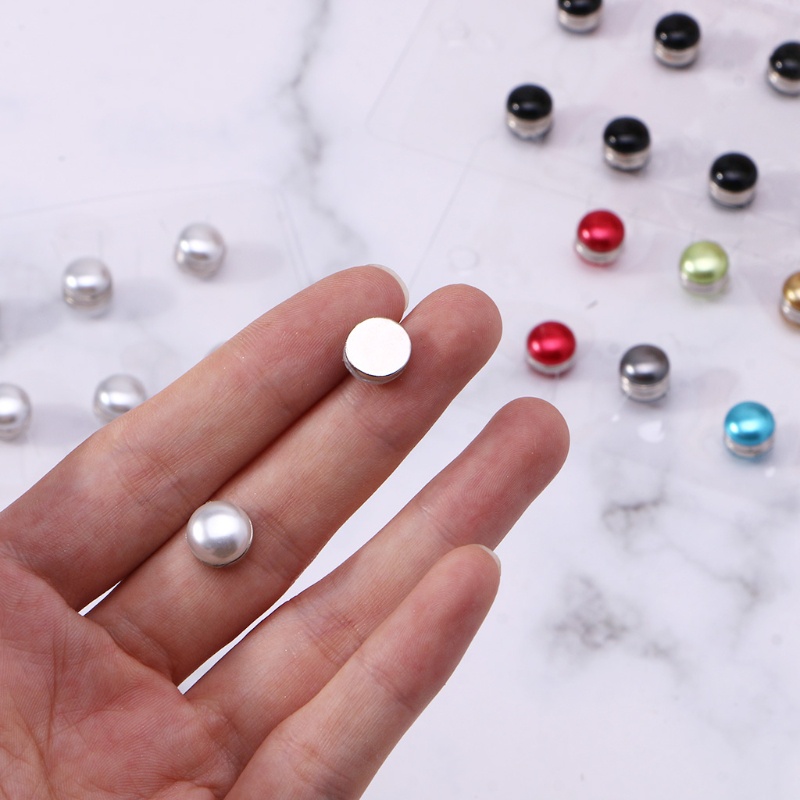 Bộ 12 Kẹp Khăn Choàng Hijab Bằng Kim Loại Mạ Nam Châm