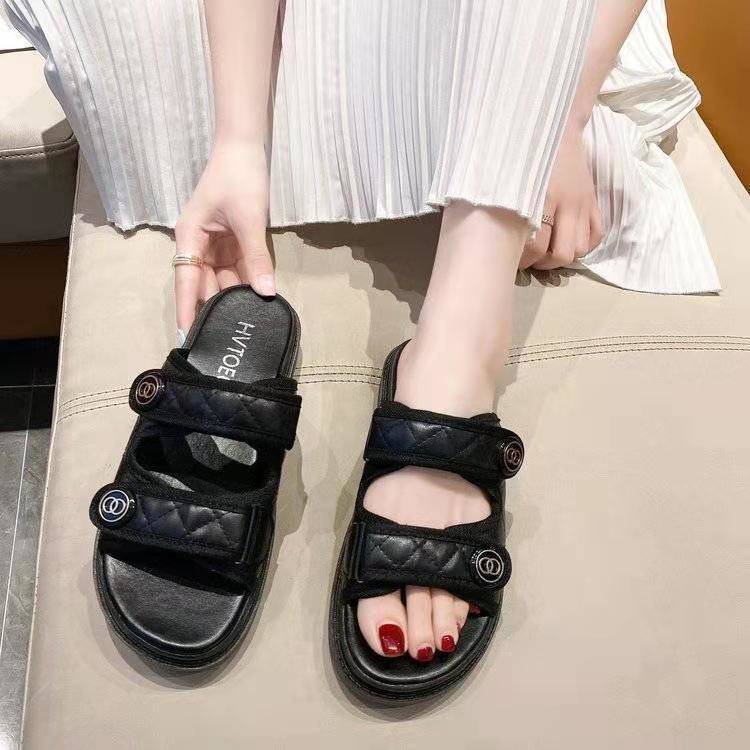 Dép Sandal Đế Dày Chống Trượt Thời Trang Mùa Hè Hàn Quốc